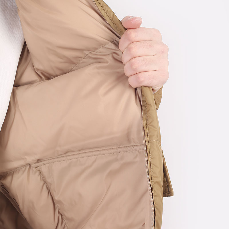 мужская бежевая куртка Converse Patch Pocket Core Puffer 10023798260 - цена, описание, фото 8